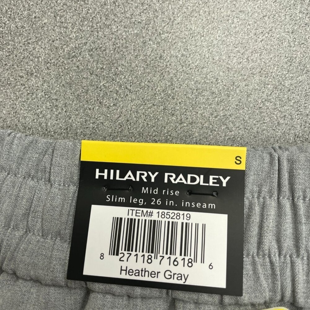 NEW Hilary Radley Women's S Heather Gray Pull-On Ankle Pants G1630 - Picture 8 of 11